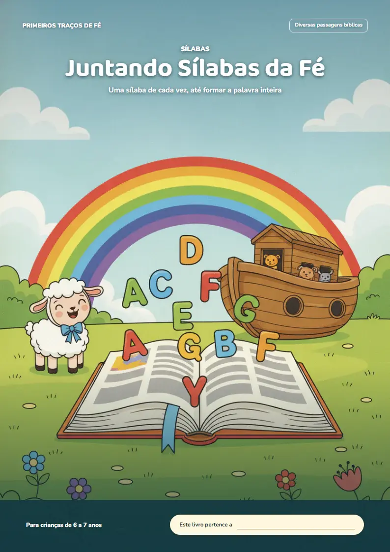 Capa de Juntando Sílabas da Fé