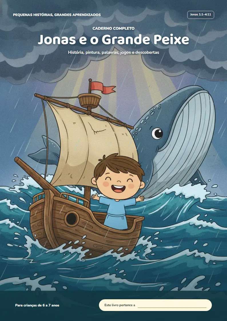 Capa de Jonas e o Grande Peixe